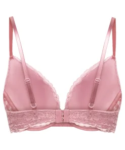 Vorgeformter Push-up-Bügel-BH Marine - Rosa