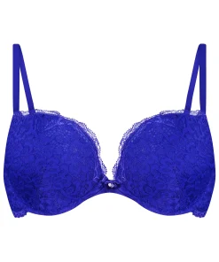 Vorgeformter Push-up-Bügel-BH Marine - Blau