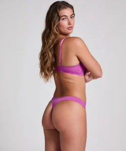 Vorgeformter Push-up-Bügel-BH Marine - Rosa