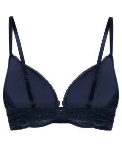 Vorgeformter Push-up-Bügel-BH Marine - Blau