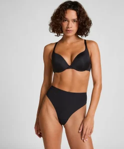 Vorgeformter Push-Up-Bügel-BH Smooth - Schwarz