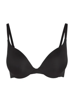 Vorgeformter Push-Up-Bügel-BH Smooth - Schwarz