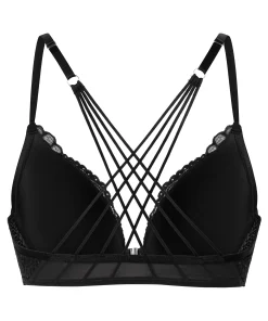 Vorgeformter Push-up-Bügel-BH Sabrina - Schwarz
