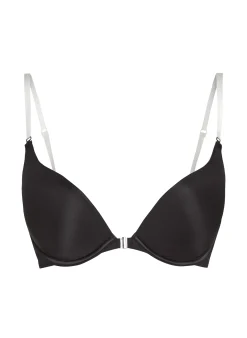 Vorgeformter Push-up-Bügel-BH Transparant - Schwarz