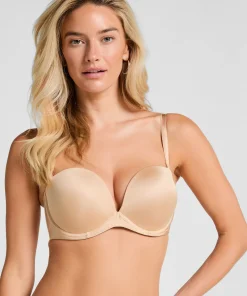 Vorgeformter Strapless-Maximizer-BH - Beige