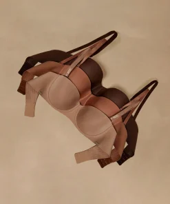 Vorgeformter trägerloser Bügel-BH Jane - Beige