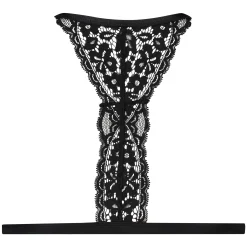 Vorgeformter Triangel-Bralette Rose - Schwarz