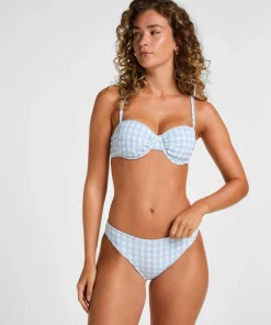 Vorgeformtes Bikini-Oberteil mit Bügel Amalfi - Blau