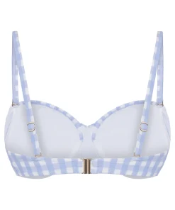 Vorgeformtes Bikini-Oberteil mit Bügel Amalfi - Blau