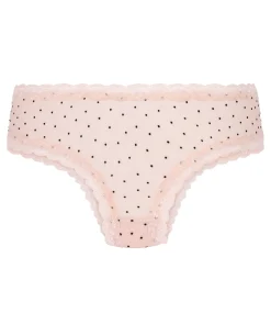 V-Shape Brazilian Dot Flock - Rosa