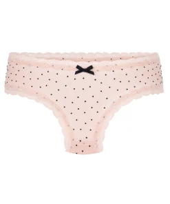 V-Shape Brazilian Dot Flock - Rosa