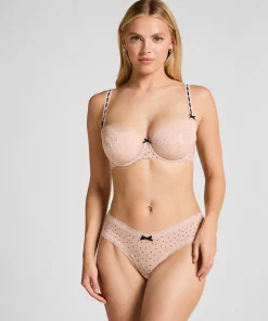 V-Shape Brazilian Dot Flock - Rosa